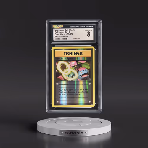2016 Evolutions #89/108 Venusaur Spirit Link - Reverse Holo (CGC 8 NM-MT)