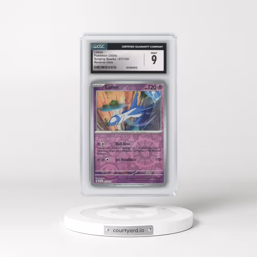 2024 Surging Sparks - SSP EN #077/191 Latios - Reverse Holo (CGC 9 MINT)