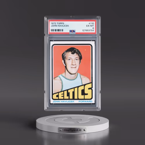 1972 Topps #110 John Havlicek (PSA 6 EX-MT)