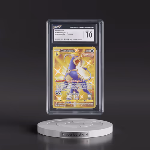 2021 Battle Styles #179/163 Houndoom - Secret Rare Holo (CGC 10 GEM MINT)