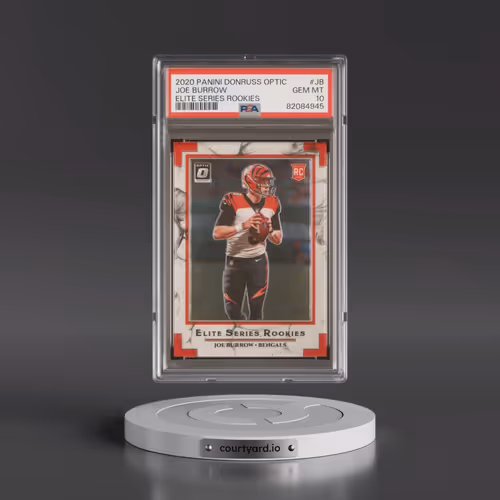 2020 Panini Donruss Optic Elite Series Rookies #JB Joe Burrow (PSA 10 GEM MINT)