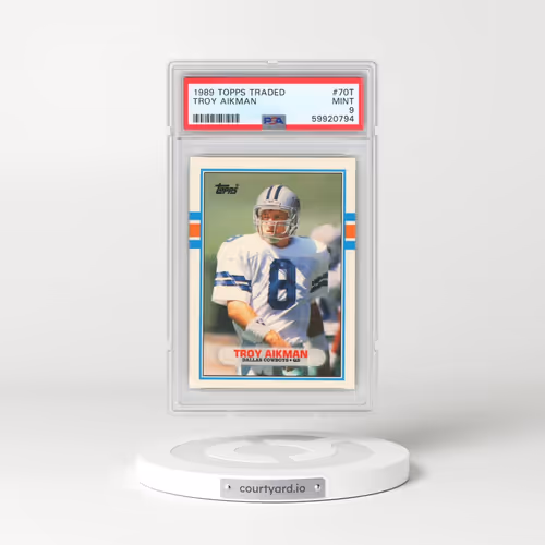 1989 Topps Traded #70T Troy Aikman (PSA 9 MINT)