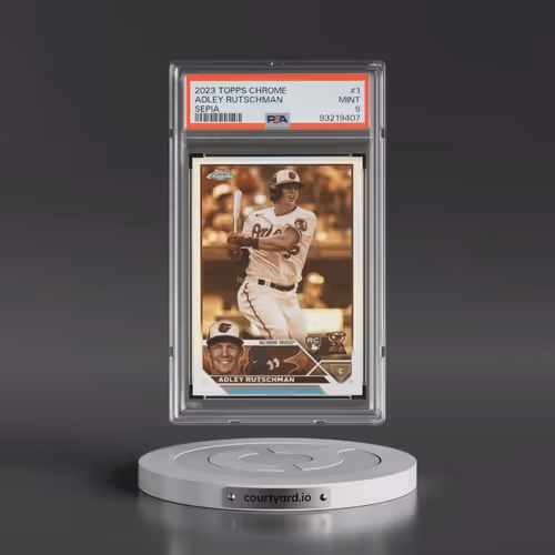 2023 Topps Chrome #1 Adley Rutschman - Sepia Refractor (PSA 9 MINT)