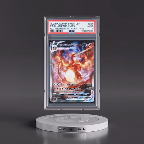 2022 Pokémon Swsh Black Star Promo #261 Charizard Vmax - Full Art Sword & Shield Ultra-Premium Colle
