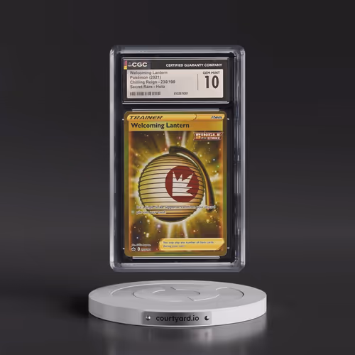 2021 Chilling Reign #230/198 Welcoming Lantern - Secret Rare Holo (CGC 10 GEM MINT)