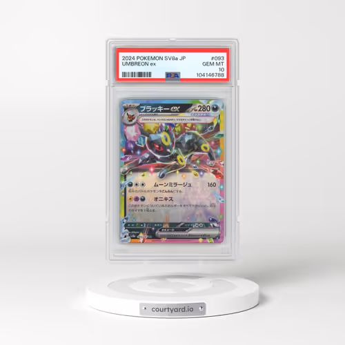 2024 Pokémon Sv8a-Terastal Fest EX #093 Umbreon EX - Holo (PSA 10 GEM MINT)