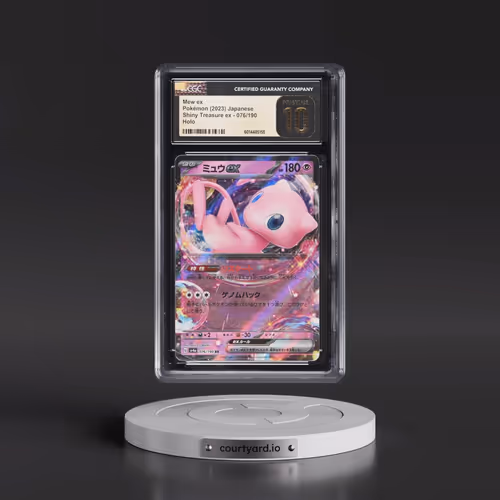 2023 Pokémon Sv4a-Shiny Treasure EX #076 Mew EX - Holo (CGC 10 PRISTINE)