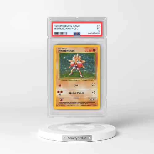 1999 Pokémon Game #7 Hitmonchan - Holo (PSA 5 EX)