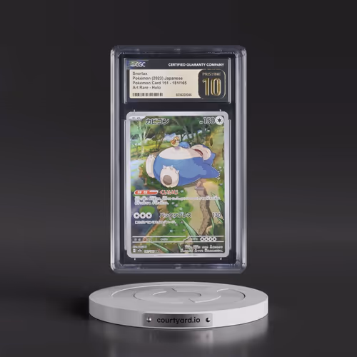 2023 Pokémon Card 151 #181/165 Snorlax - Art Rare Holo (CGC 10 PRISTINE)