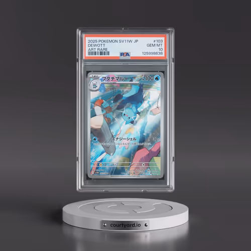 2025 Pokémon Sv11w-White Flare #103 Dewott - Art Rare (PSA 10 GEM MINT)