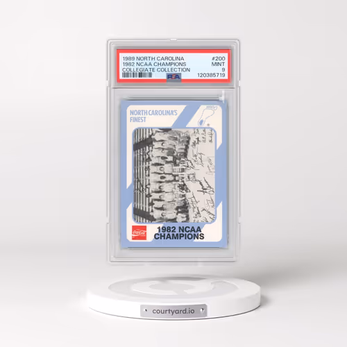 1989 Collegiate Collection North Carolina #200 1982 NCAA Champions (PSA 9 MINT)