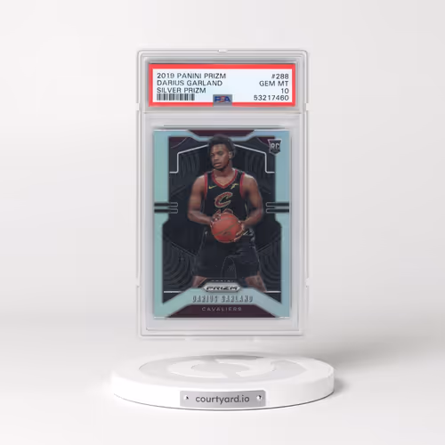 2019 Panini Prizm #288 Darius Garland - Silver Prizm (PSA 10 GEM MINT)