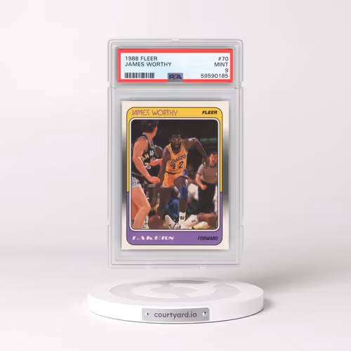 1988 Fleer #70 James Worthy (PSA 9 MINT)