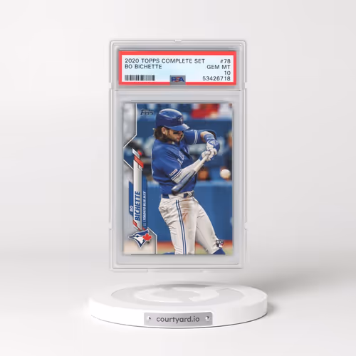 2020 Topps Complete Set #78 Bo Bichette (PSA 10 GEM MINT)