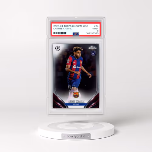 2023-24 Topps Chrome UEFA Club Competitions #64 Lamine Yamal (PSA 9 MINT)