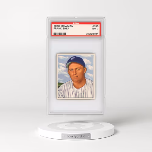 1950 Bowman #155 Frank Shea (PSA 7 NM)