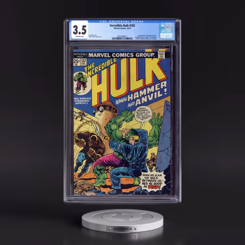 Incredible Hulk #182 CGC 3.5 Off-white Pages (Marvel Comics, 12/74) - Universal