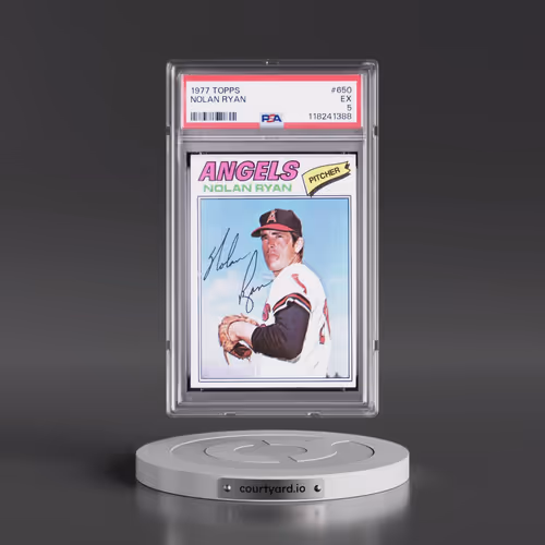 1977 Topps #650 Nolan Ryan (PSA 5 EX)