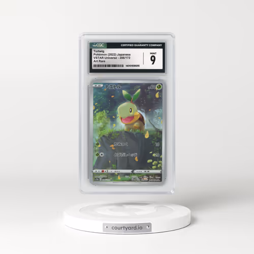 2022 VSTAR Universe #206/172 Turtwig - Art Rare (CGC 9 MINT)
