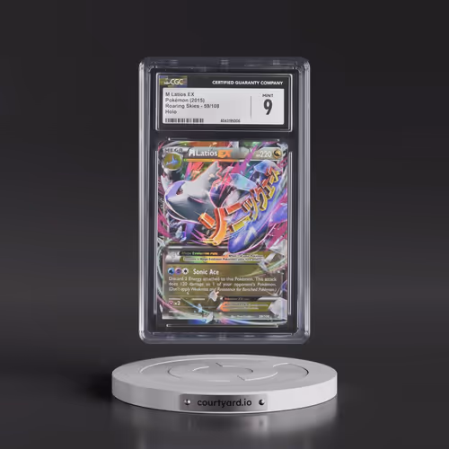 2015 Roaring Skies #59/108 M Latios EX - Holo (CGC 9 MINT)