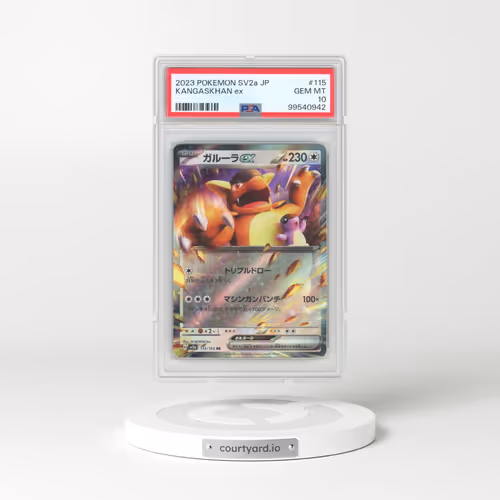 2023 Pokémon Sv2a-Pokemon 151 #115 Kangaskhan EX - Holo (PSA 10 GEM MINT)