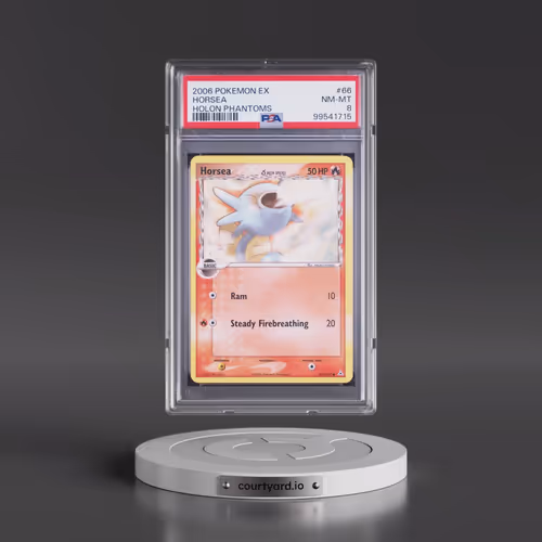 2006 Pokémon EX Holon Phantoms #66 Horsea (PSA 8 NM-MT)