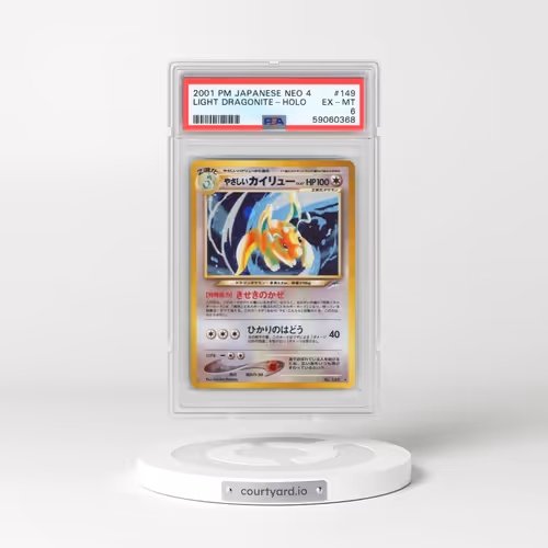 2001 Pokémon Neo 4 #149 Light Dragonite - Holo (PSA 6 EX-MT)