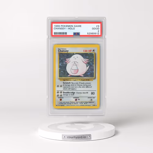1999 Pokémon Game #3 Chansey - Holo (PSA 2 GOOD)