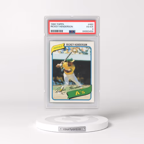 1980 Topps #482 Rickey Henderson (PSA 4 VG-EX)