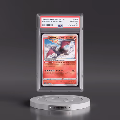 2024 Pokémon Svjl-Battle Master Deck Terastal Charizard EX #003 Radiant Charizard - Holo (PSA 10 GEM