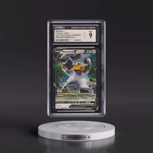 2017 Black Star Promos - Sword & Shield #SWSH224 Melmetal V - Holo Melmetal V Battle Deck (CGC 9 MIN