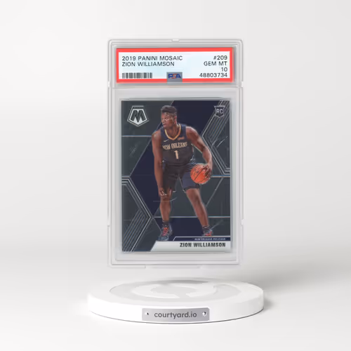 2019 Panini Mosaic #209 Zion Williamson (PSA 10 GEM MINT)