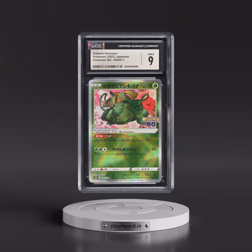 2022 Pokémon GO #004/071 Radiant Venusaur - Holo (CGC 9 MINT)