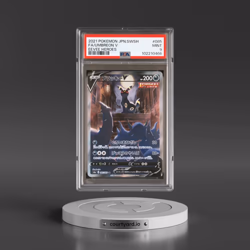 2021 Pokémon Sword & Shield Eevee Heroes #085 Umbreon V - Holo Full Art (PSA 9 MINT)
