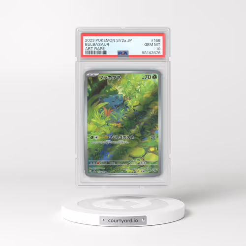 2023 Pokémon Sv2a-Pokemon 151 #166 Bulbasaur - Art Rare (PSA 10 GEM MINT)