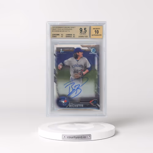 2016 Bowman Draft Chrome Draft Picks Autographs #CDABOB Bo Bichette (BGS 9.5 GEM MINT)
