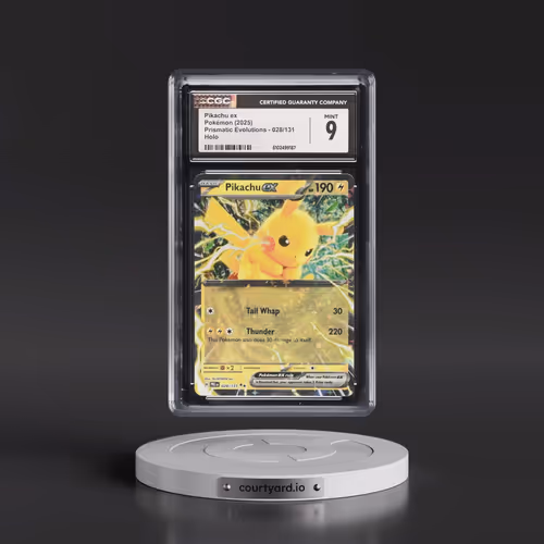 2025 Pokémon Pre EN-Prismatic Evolutions #028 Pikachu EX - Holo (CGC 9 MINT)