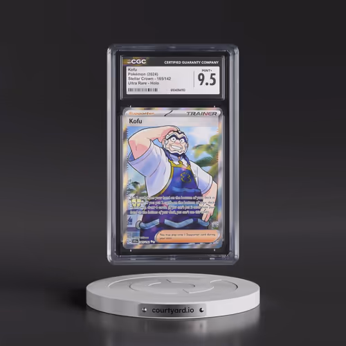 2024 Pokémon Scr EN-Stellar Crown #165 Kofu - Ultra Rare (CGC 9.5 MINT+)