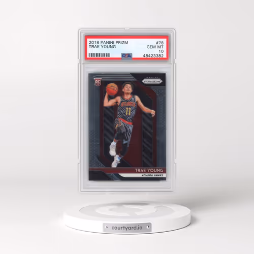 2018 Panini Prizm #78 Trae Young (PSA 10 GEM MINT)