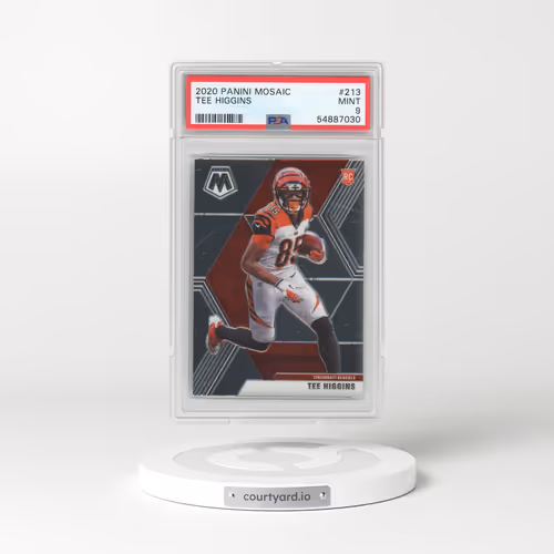2020 Panini Mosaic #213 Tee Higgins (PSA 9 MINT)