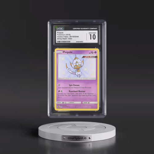 2019 Hidden Fates #SV19/SV94 Poipole - Shiny Vault Holo (CGC 10 GEM MINT)