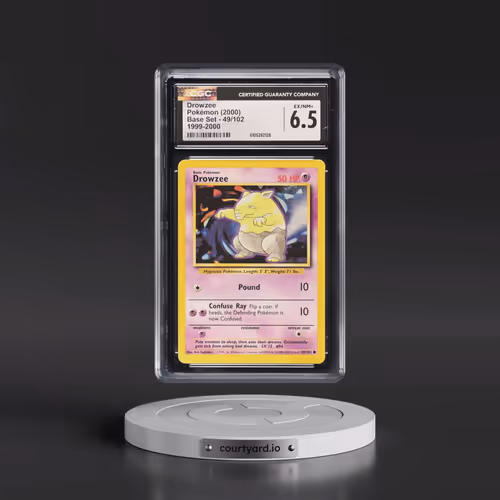 1999 Base Set #49/102 Drowzee - 1999-2000 (CGC 6.5 EX-NM+)