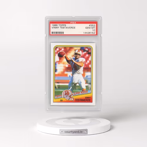 1988 Topps #352 Vinny Testaverde (PSA 10 GEM MINT)