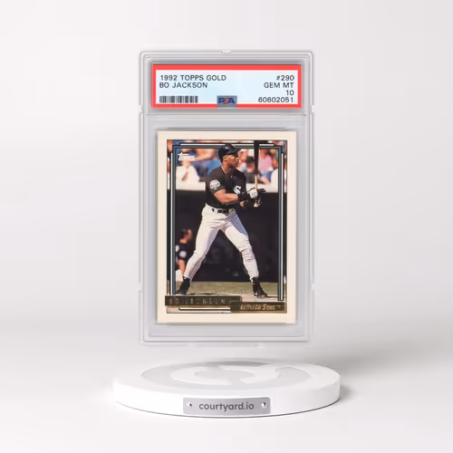 1992 Topps Gold #290 Bo Jackson (PSA 10 GEM MINT)