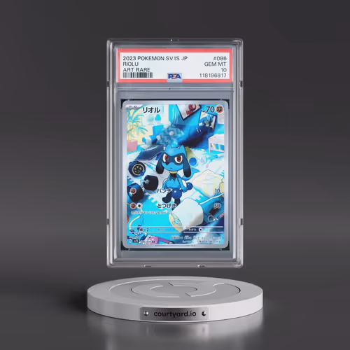 2023 Pokémon Sv1s-Scarlet EX #086 Riolu - Art Rare (PSA 10 GEM MINT)