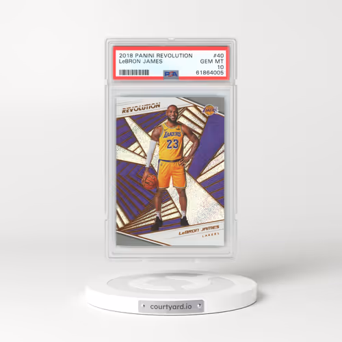 2018 Panini Revolution #40 LeBron James (PSA 10 GEM MINT)