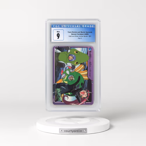 2000 Gold and Silver Anime Series #81 Team Rocket and Mecha Spinarak - Part 2 (CGC 9 MINT)