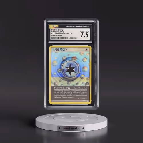 2005 EX Unseen Forces #99/115 Cyclone Energy - Reverse Holo (CGC 7.5 NM+)