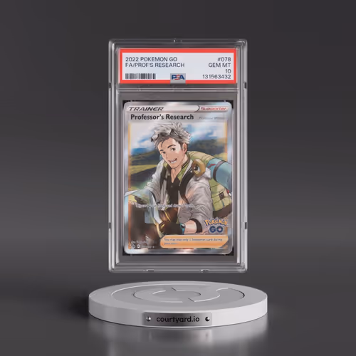2022 Pokémon Go #078 Professor's Research - Full Art (PSA 10 GEM MINT)