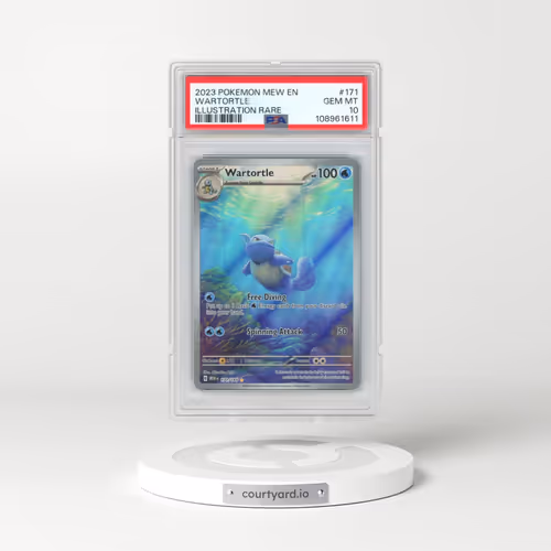 2023 Pokémon Mew EN-151 #171 Wartortle - Illustration Rare (PSA 10 GEM MINT)